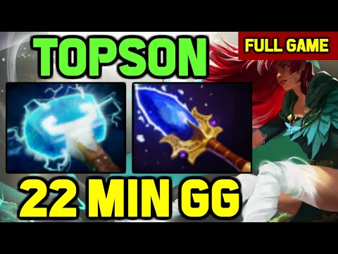 MID Monkey King gets DESTROYED by Topson Windranger Maelstorm RUSH BUILD