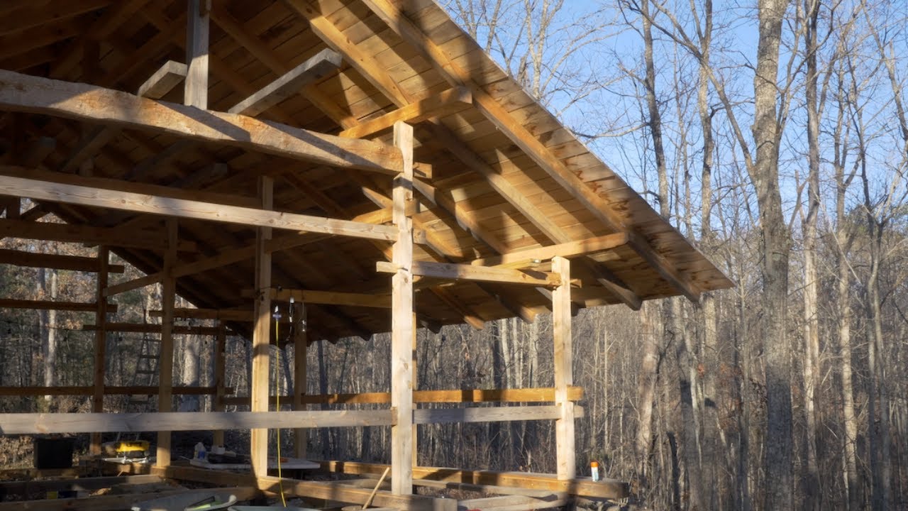 Worthy of Temples: Building a Timber Frame Cabin with Traditional Wood Joinery