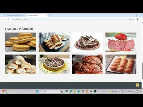 Online Cake Store Python Django Project Source Code