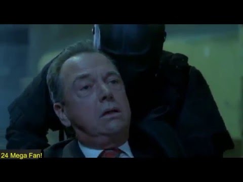 Jack Bauer Kidnaps President Logan Hostage! - 24 Season 8 - Limo Scene