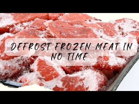 How to Defrost Meat Fast - Defrost Frozen Meat in No Time - Bakra Eid Special