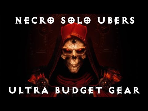 Necro Solo Ubers | ULTRA BUDGET GEAR | Diablo 2 D2R