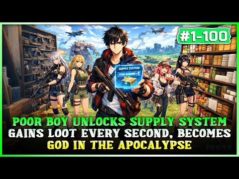 Poor Boy Unlocks Supply System, Gains Resources Every Second—Now He's Invincible in the Apocalypse!