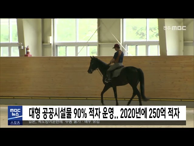 대형 공공시설물 90% 적자 운영.. 2020년에 250억 적자