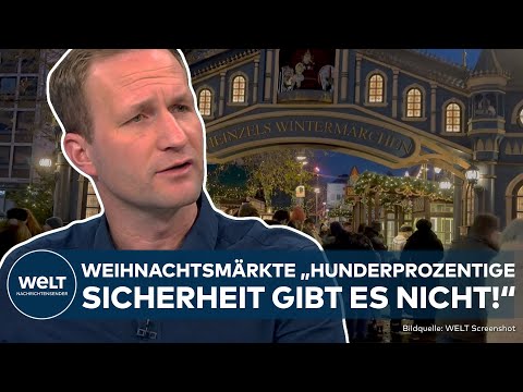 WEIHNACHTSMARKT: "Betreiber in die Pflicht nehmen" - Polizeigewerkschafts-Sprecher zur Sicherheit
