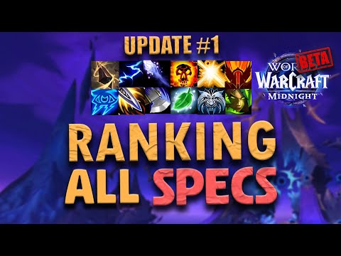 Progressive M+ TIERLIST | #1 Update  Midnight Beta - RANKING ALL SPECS | World of Warcraft
