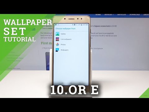 How to Change Wallpaper in 10.OR E - Screen Update