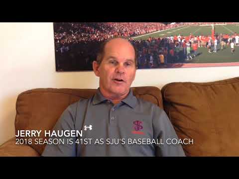 Interview w/SJU Baseball Coach Jerry Haugen - 2018 Spring Break