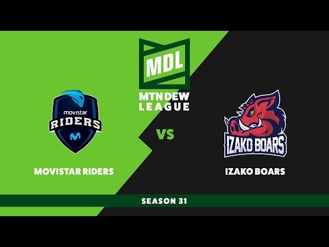 CSGO - Movistar Riders vs Izako Boars - Mountain Dew League S31