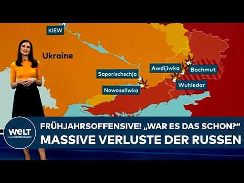 PUTINS KRIEG: "War es das jetzt schon?" Massive Verluste der Russen - Frühjahrsoffensive wackelt