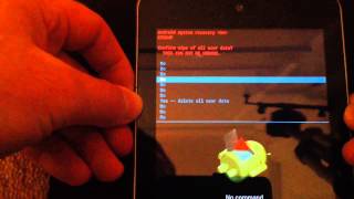 Android Tablet Reset And Wipe - Example Nexus 7