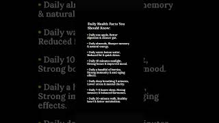 Do These 8 Things Daily and Watch Your Body Change #shortvideo #shortsfeed #shorts #short