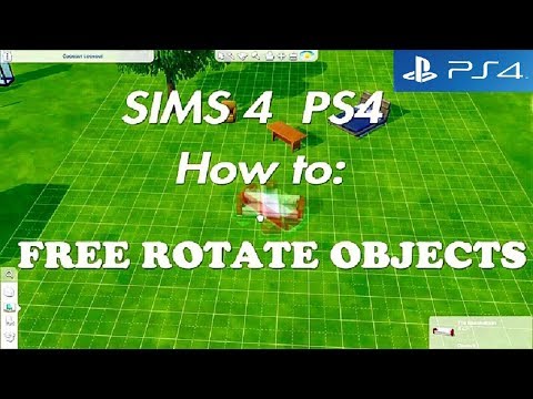 Part of a video titled Sims 4 PS4 (console)| FREE ROTATION Tutorial (2018) - YouTube