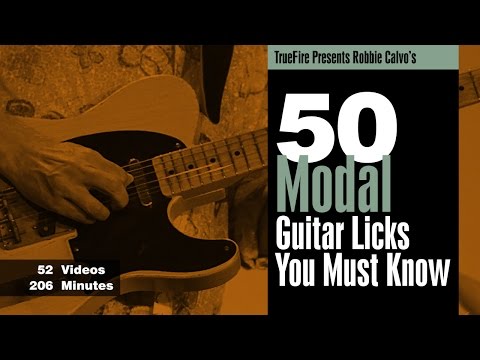 50 Modal Guitar Licks - Intro - Robbie Calvo