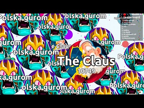 Playing Agario With New Santa Skin 🎅🌲 Agar.io Christmas Special