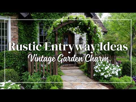 French Country Arches & Entryways for Eco Gardens 🚪 | Vintage Flair for Small Spaces
