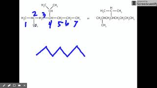 Condensed Structural Formula to Line Structure