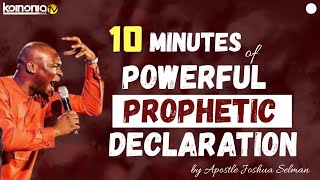 (POWERFUL 🔥) 10 MINUTES of POWERFUL PROPHETIC D