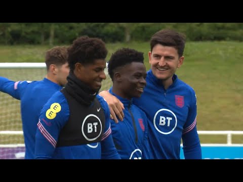 England Players Train Ahead Of Germany Clash - England v Germany - Round Of 16 - Euro 2020