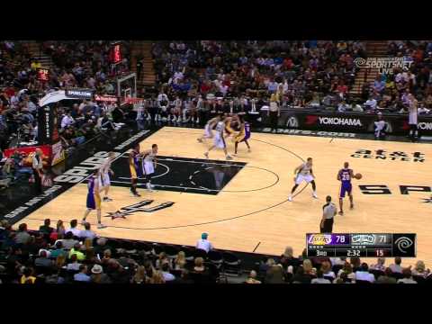 2014-04-16 Lakers vs. Spurs Full Highlights