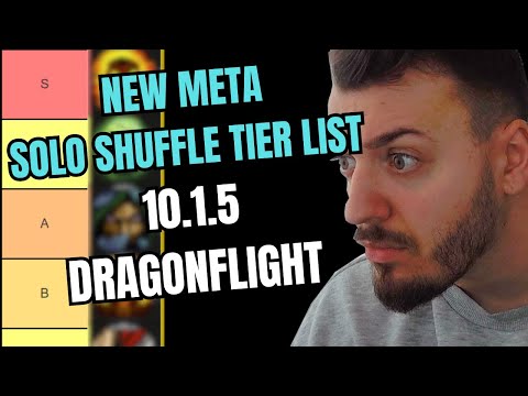 NEW META SOLO SHUFFLE TIER LIST 10.1.5 DRAGONFLIGHT