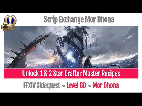 FFXIV Unlock 1 & 2 Star Crafter Master Recipes Level 60 - Heavensward
