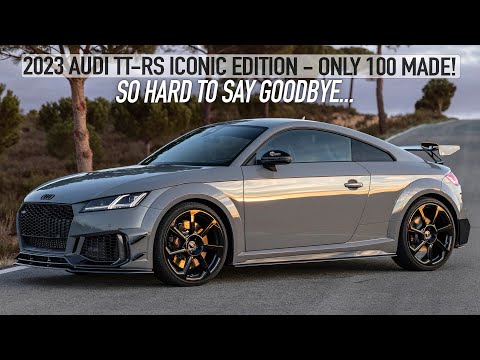 ONLY 100 MADE! 2023 AUDI TT-RS ICONIC EDITION - SO HARD TO SAY GOODBYE! - The rocket in full detail