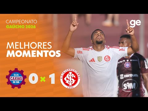 Gols e lances de Caxias x Internacional