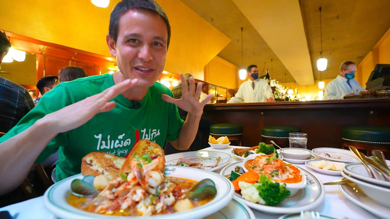 Ultimate SAN FRANCISCO Food Tour - HUGE CIOPPINO BOWL + Oldest Restaurant in California!