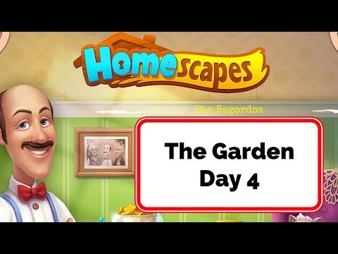 Homescapes Story The Garden Day 4 Gameplay Walkthrough