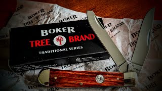 Rosewood Boker Trapper in 1095 CS Made in Germany or China