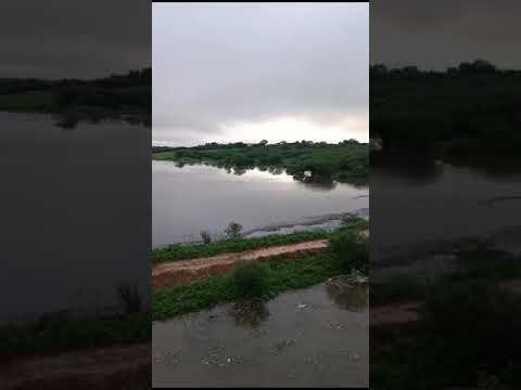 Barragem Passagem das Traíras com muita água sendo perdida #caicó #barragem #chuvas