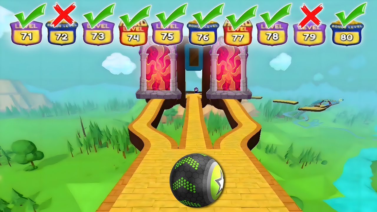 Going Balls Level 71 to 80 Full Speed run Gameplay #ballgame #goingballs #gameplay #kids