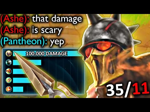 PANTHEON IS THE STRONGEST CHAMP (100 000 DAMAGE)