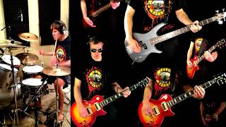 Perfect Crime - Guns N' Roses Guitar (Solo) Bass Drum Cover + Tabs