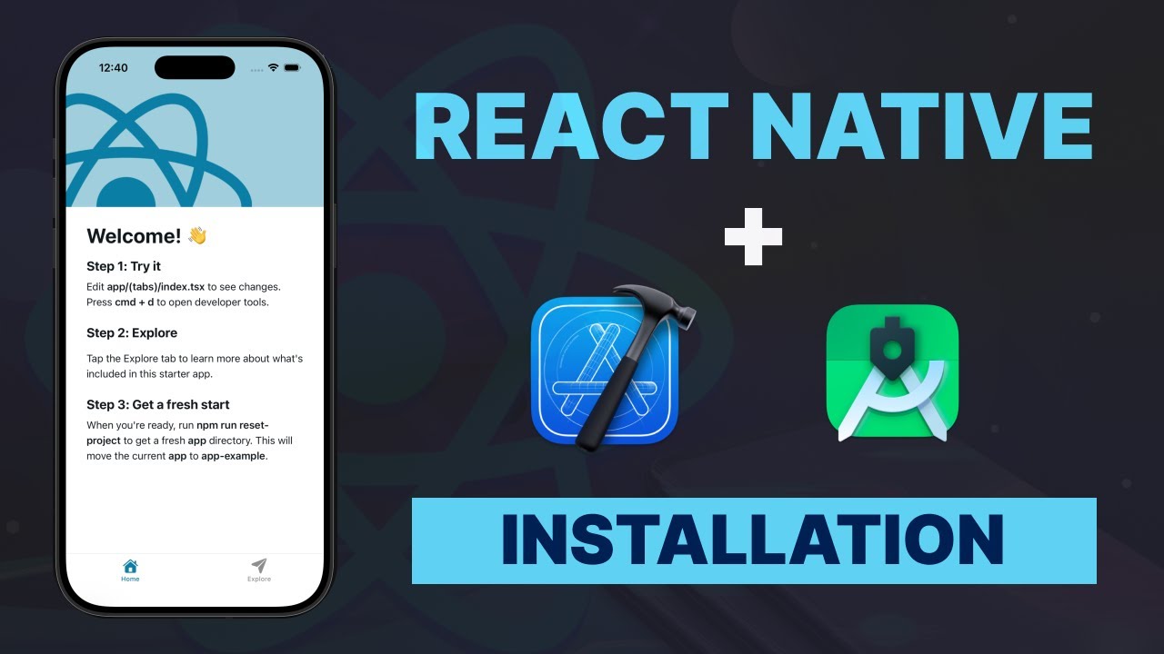 Install and Run React Native app on Mac || Install Android studio and Xode on Mac (2025 Latest)