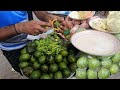 Green Amra or Ambarella Vorta recipe ! Garden fresh Best spicy mix Tasty Masala Amra ! Bengali food