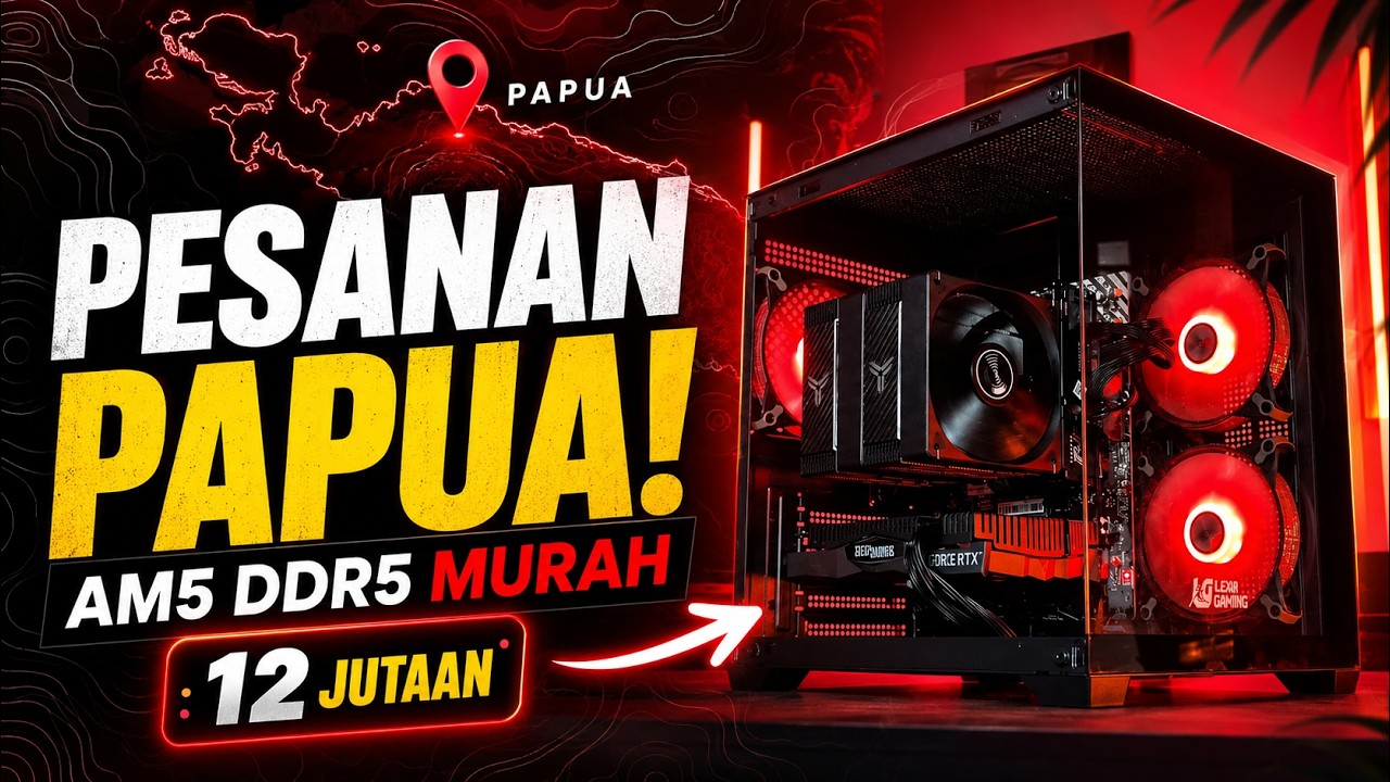 PC Gaming  Pesanan Papua! Murah! Sudah AM5 DDR5, Worth It Buat 1080p