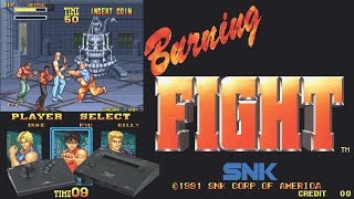 Burning Fight Neo Geo - C&M Playthrough