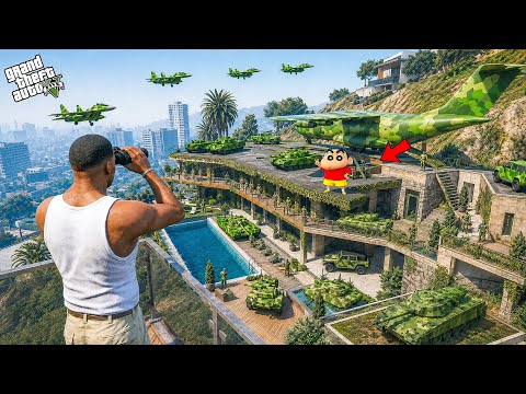 GTA V : Franklin And Shinchan House Raided By Army In GTA 5 Telugu |#gta5