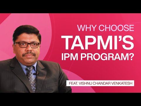 From Student to CxO: TAPMI's IPM Program | Ft. Prof. Vishnu Chandar V | TAPMI Manipal