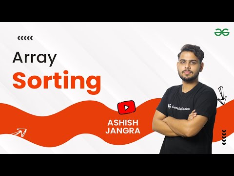 Sorting An Array Numpy Tutorials For Beginners Ashish Jangra Geeksforgeeks Python