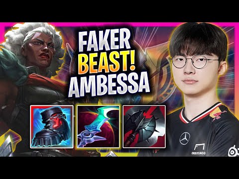 FAKER IS A BEAST WITH AMBESSA MID! - T1 Faker Plays Ambessa MID vs Ryze! | Season 2025