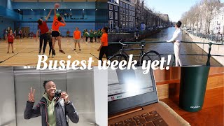 My busiest week yet! Work, BLS, Amsterdam, university & Benchball varsity