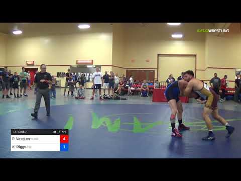 2018 Marine Corps US Open/Masters A Greco Roman 78 RR Rnd 2 - Paul Vasquez (Warr) Vs. Kyle Riggs (