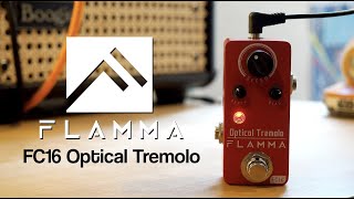 Video thumbnail for Flamma Innovation FC16 Optical Tremolo by Pedal of the Day