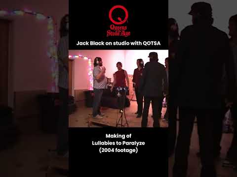 Thumbnail for Jack Black on studio with Queens of The Stone Age - Making of Lullabies to Paralyze (2004) by Queens of the Stone Age