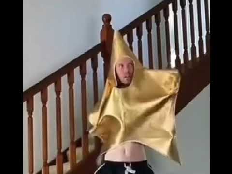 man in star costume dancing