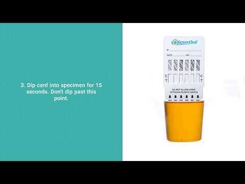 ScreenClear Urine Dip Card Instructional Video