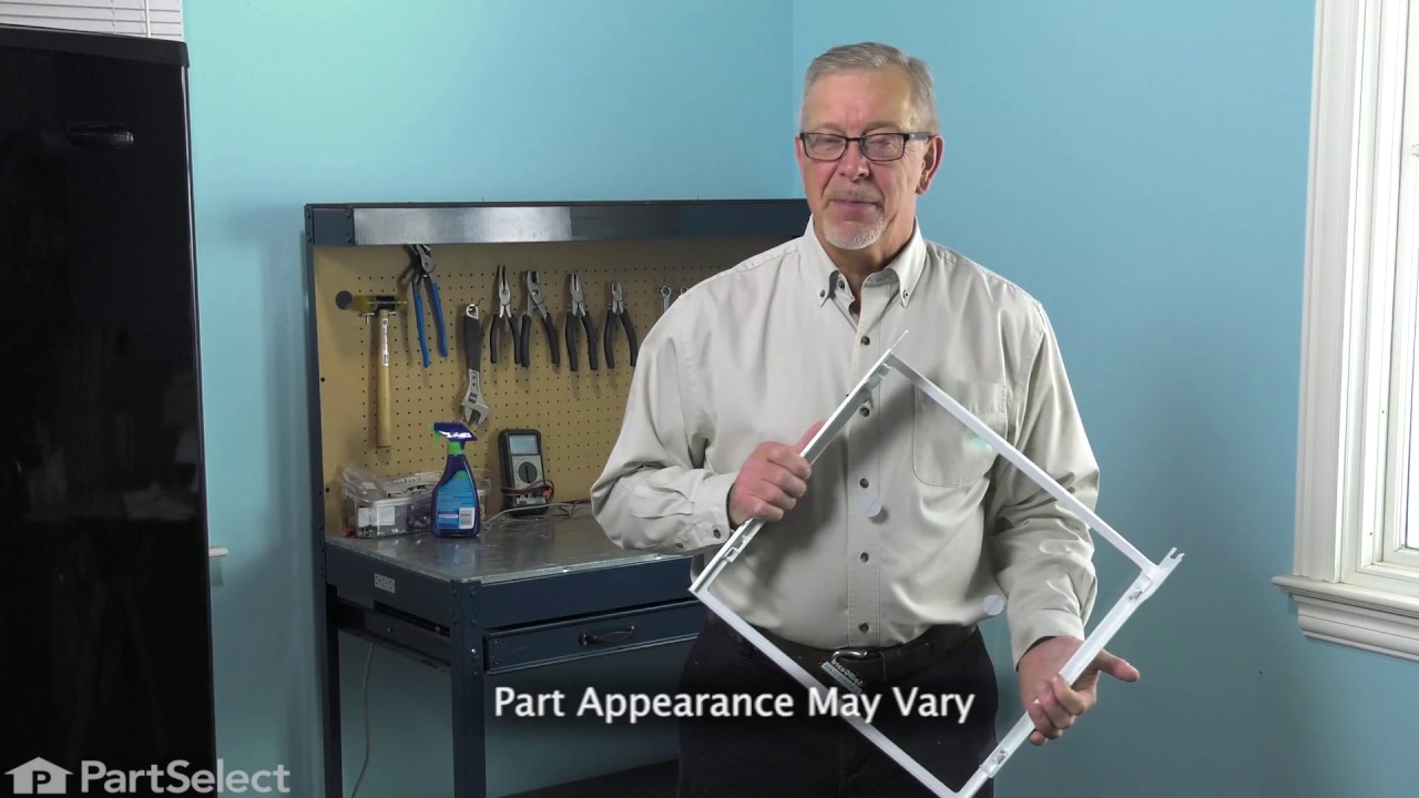 Replacing your Whirlpool Refrigerator Refrigerator Cantilever Shelf w/Glass